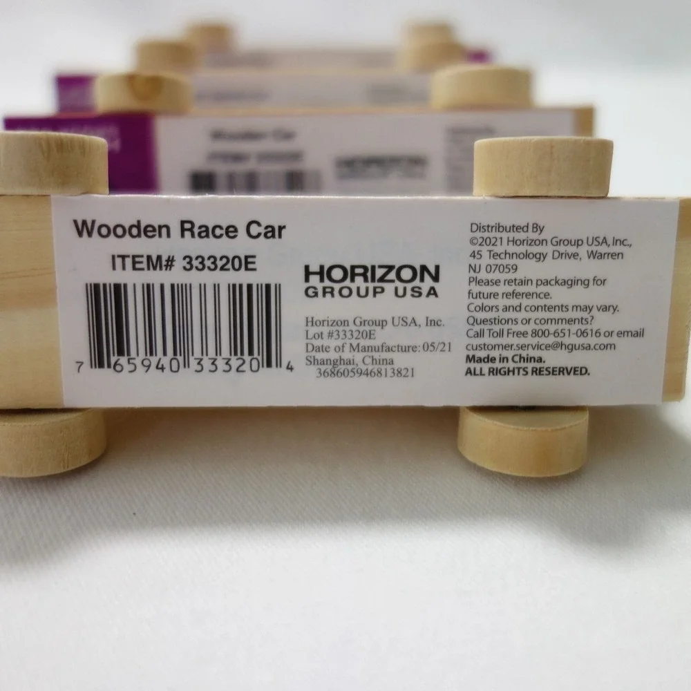 Go Create Horizon Set of 4 Wooden Play Vehicles Car Sports Car Bus Race Car‎